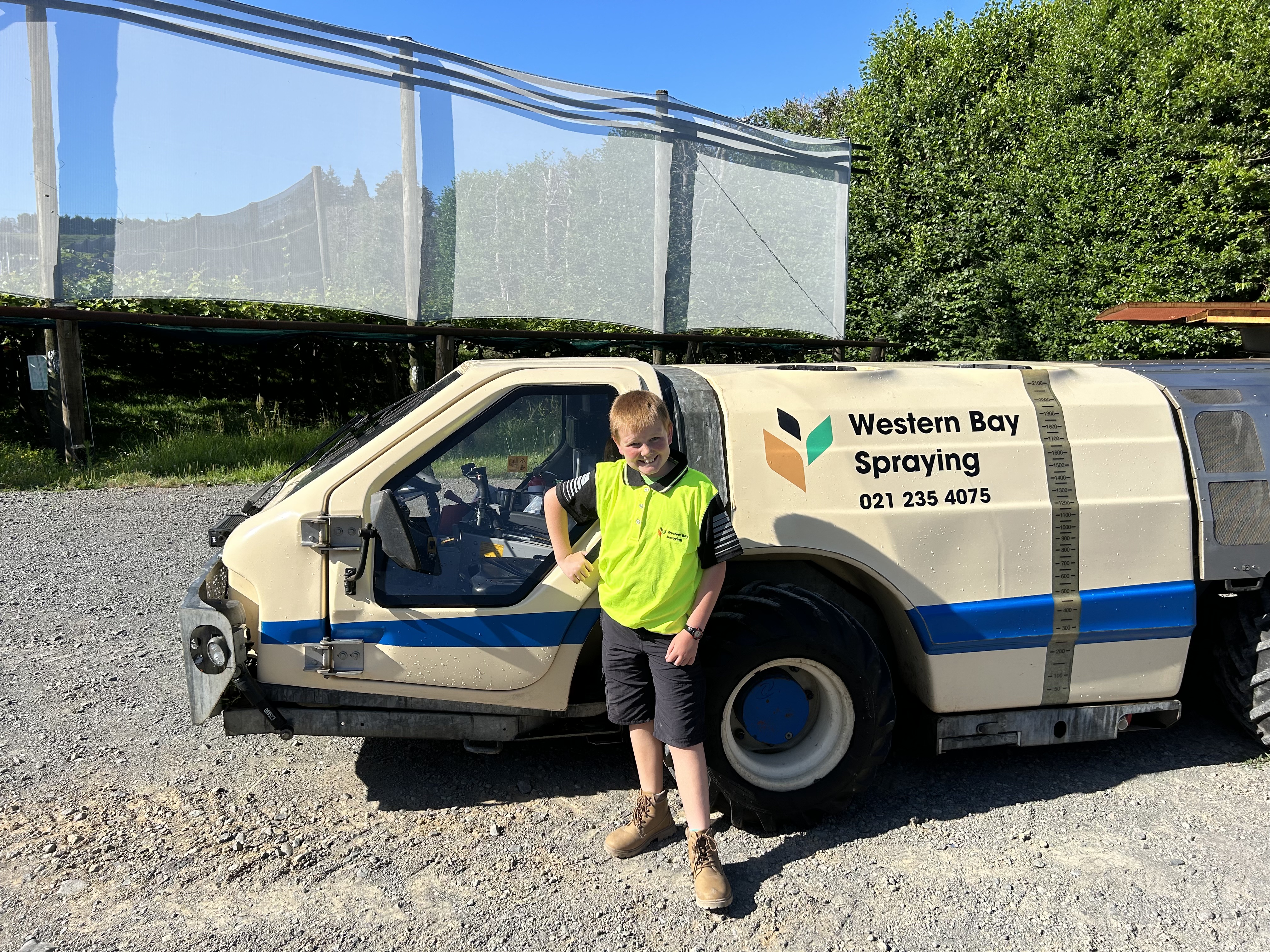 Part of the Western Bay Spraying crew
